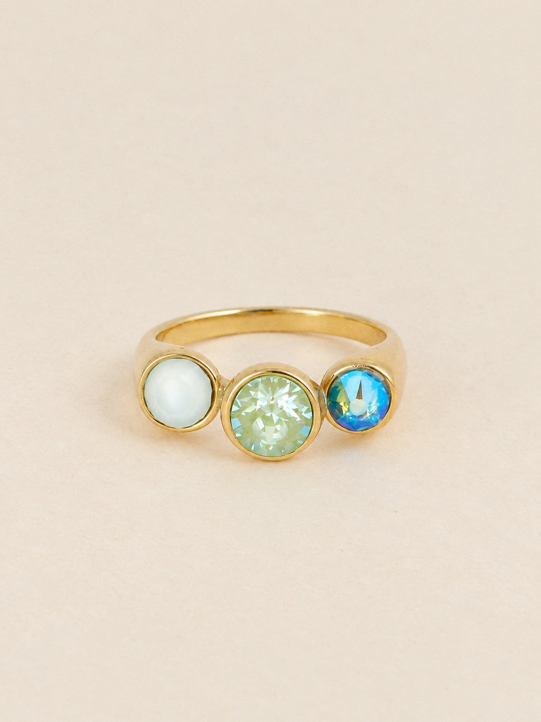 Emily 3 Swarovski stones Ring