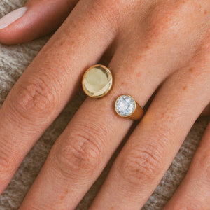 Manon Swarovski Ring White