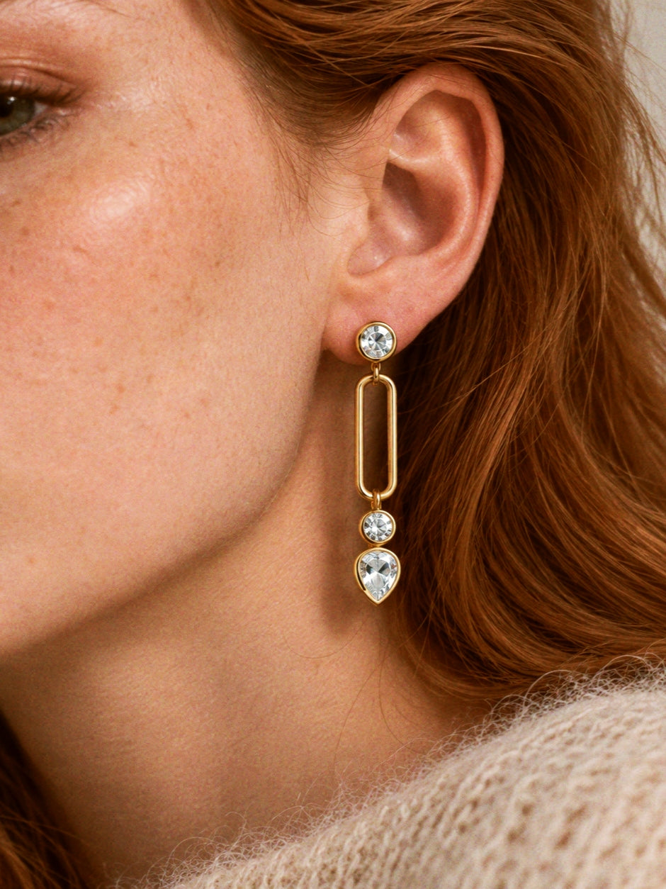 Taylor Crystal Earrings