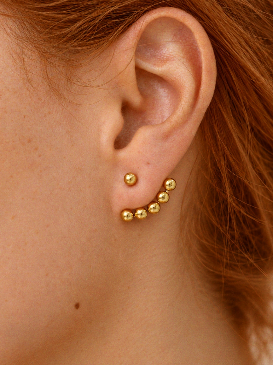 Denise Ball Earrings in Gold