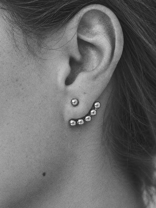 Denise Ball Earrings in Silver