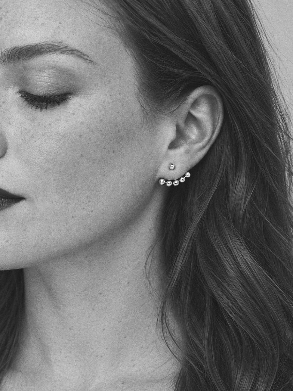 Denise Ball Earrings in Silver