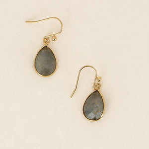 Labradorite Hook Earrings