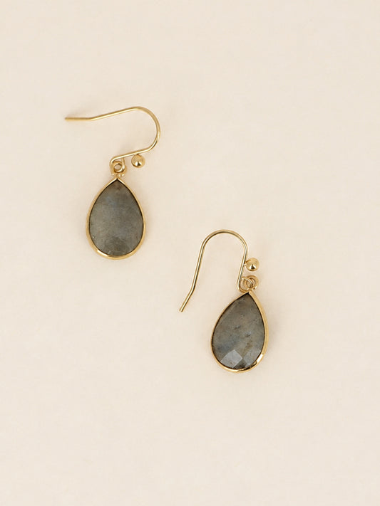Labradorite Hook Earrings