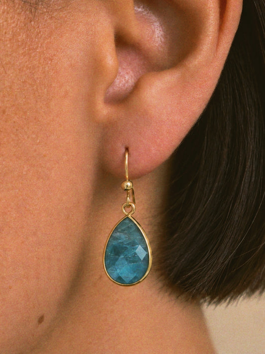 Apatite Hook Earrings