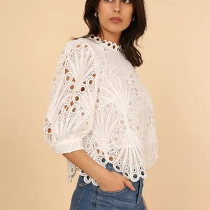 Daisy lace top