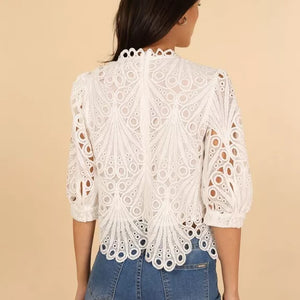 Daisy lace top