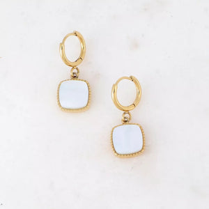 Zoe Onyx Hoops