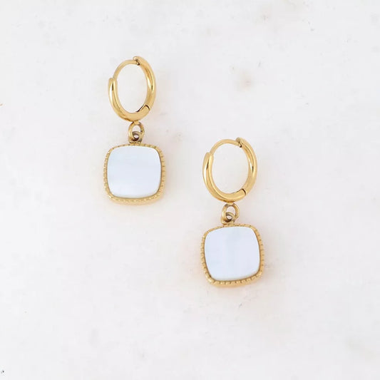 Zoe Onyx Hoops