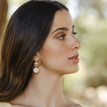 Unique Spanish Floral Earrings