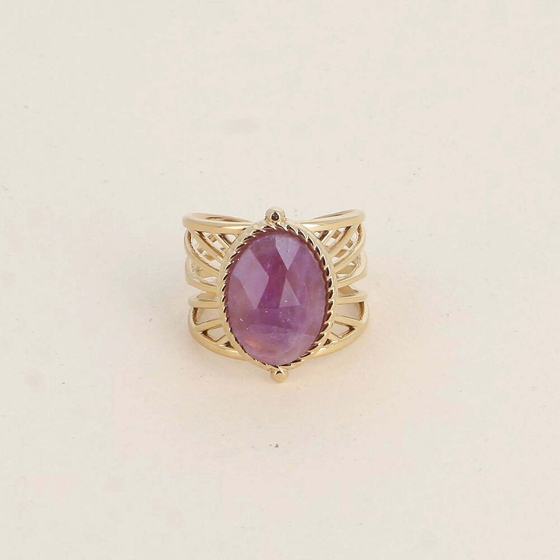 Unique Amethyst Ring