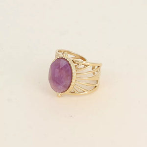 Unique Amethyst Ring