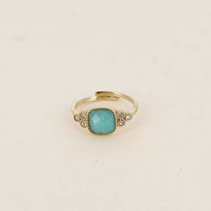 Emilie Blue Gemstone Ring
