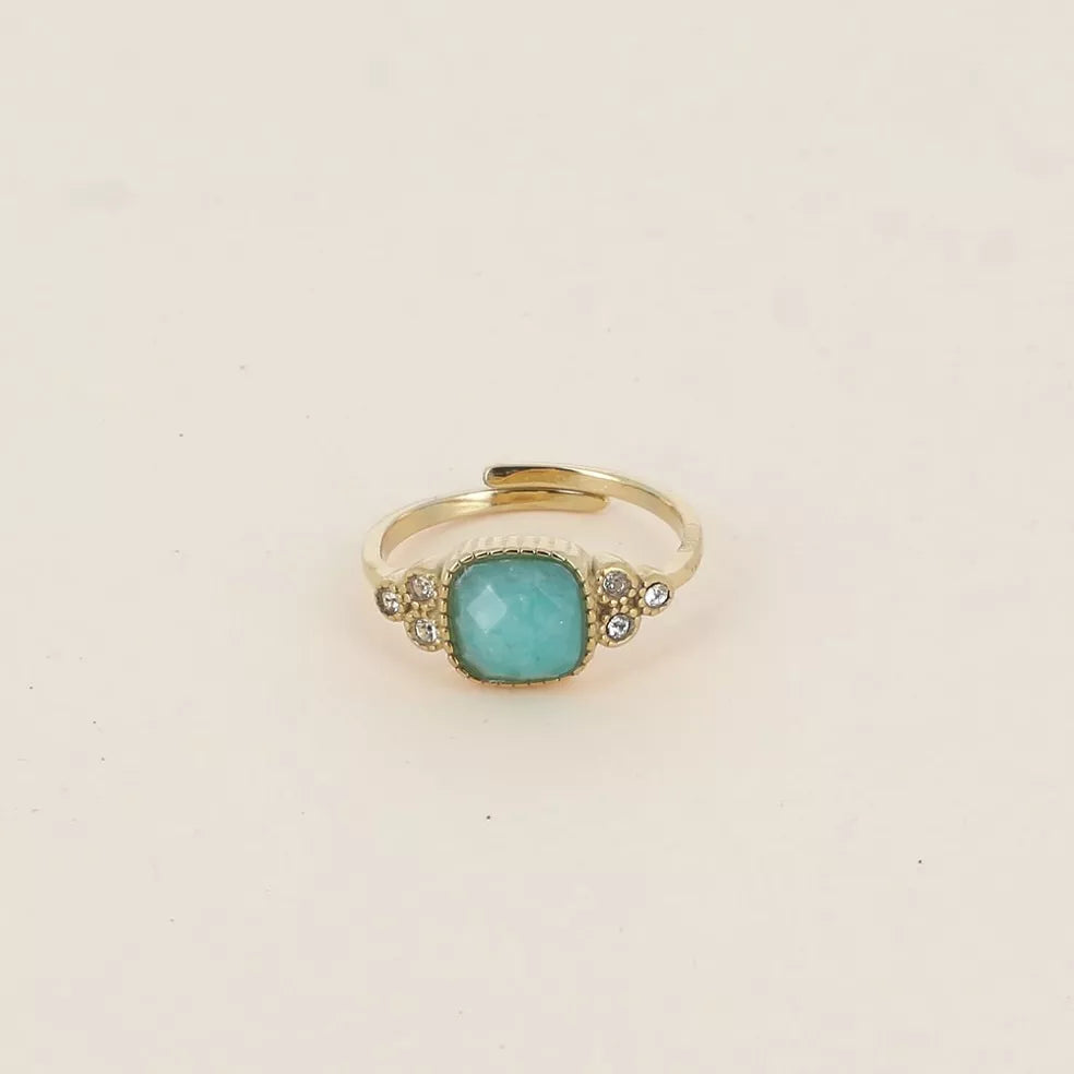 Emilie Blue Gemstone Ring