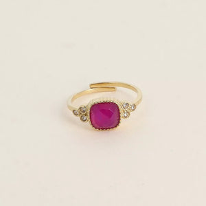 Emilie Pink Gemstone Ring