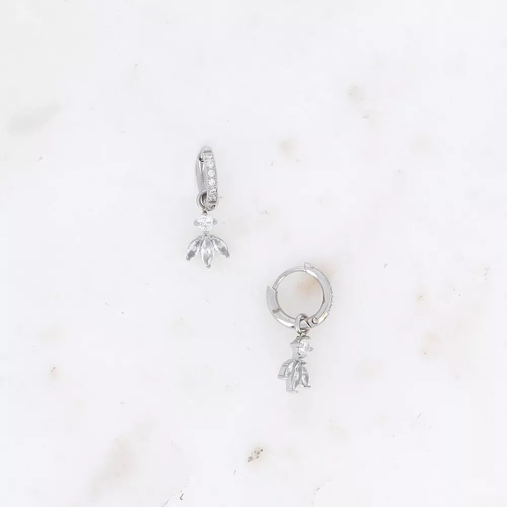 Emma Mini Hoops Silver