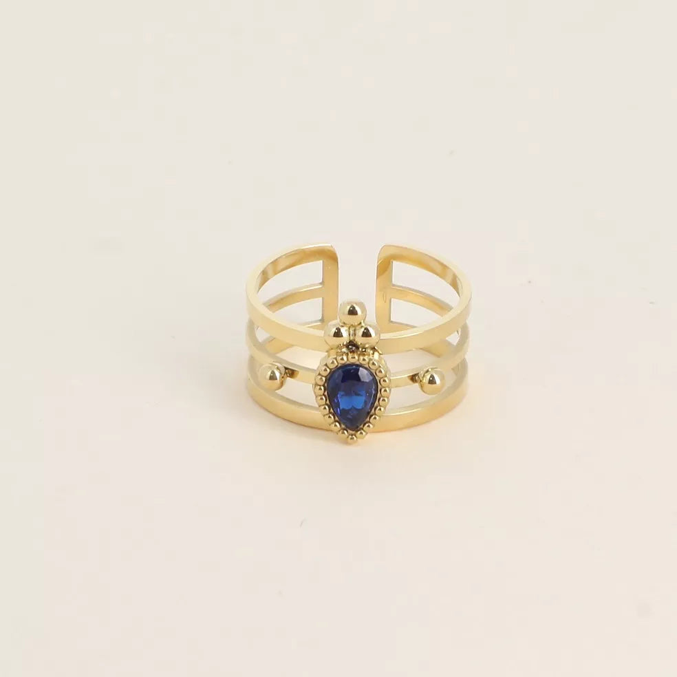 Blue Sparkle Melissa Ring
