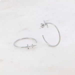 Large Star Hoops