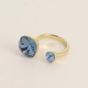 Colette d'Azur Swarovski Ring