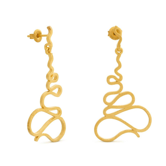 Gaudí Jewellery Golden Earrings
