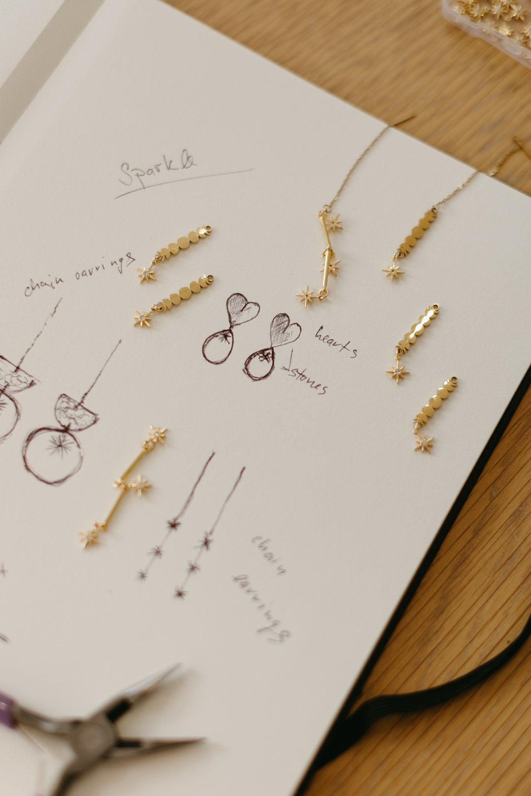 Moon Cycle Earrings / Sparkle Limited Collection