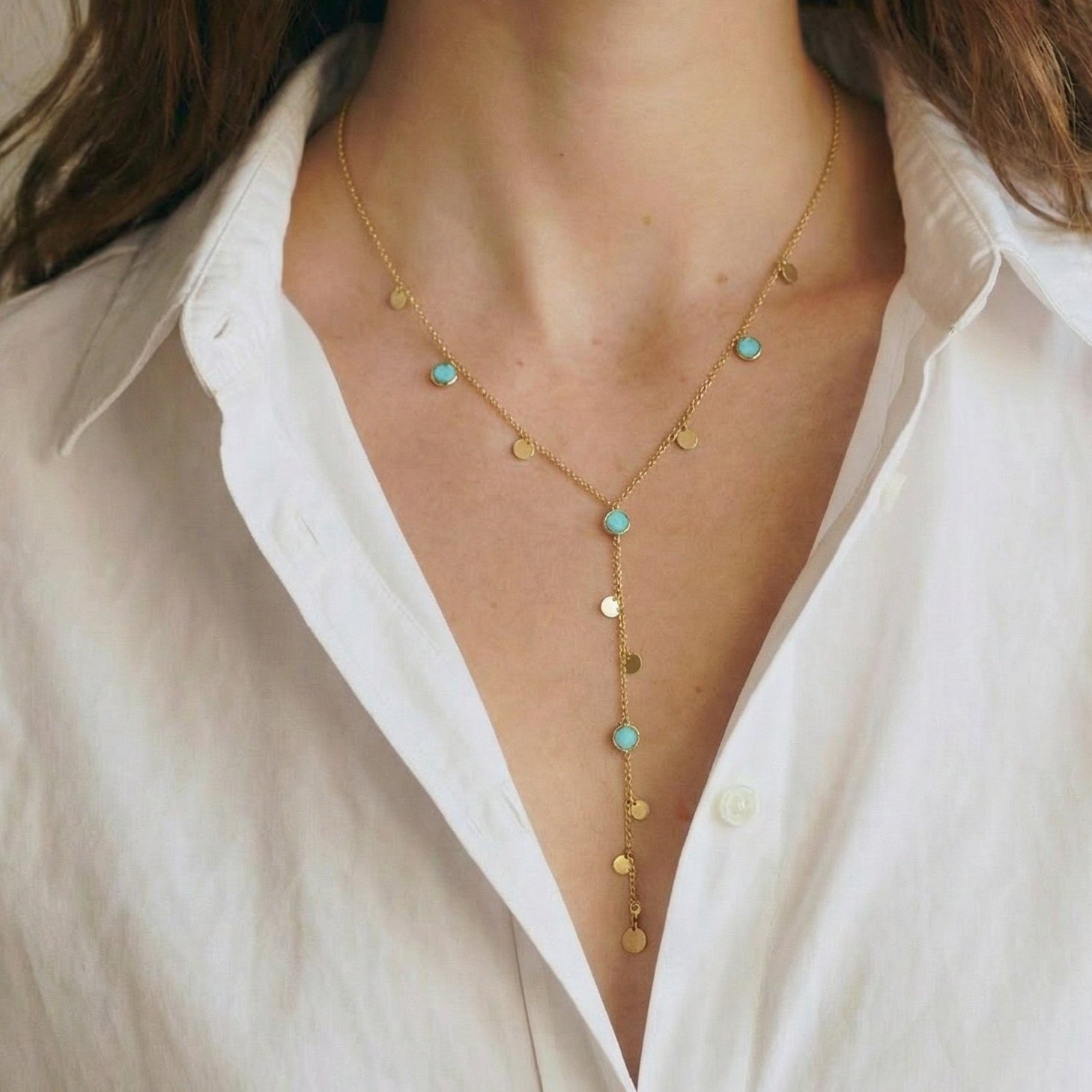 Lumira Necklace in Blue