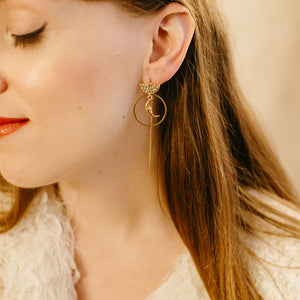 Phoebe Chain Earrings / Sparkle Limited Collection