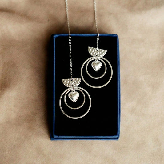 Atlas Signature Chain Earrings N°77 silver