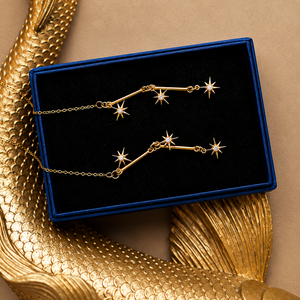 Linea Chain Earrings in Gold / Sparkle Limited Collection