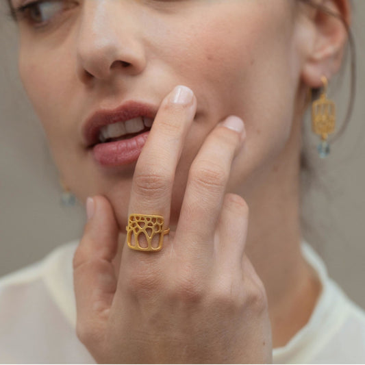 Golden Ring Gaudí Jewellery La Pedrera