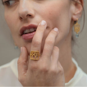 Golden Ring Gaudí Jewellery La Pedrera