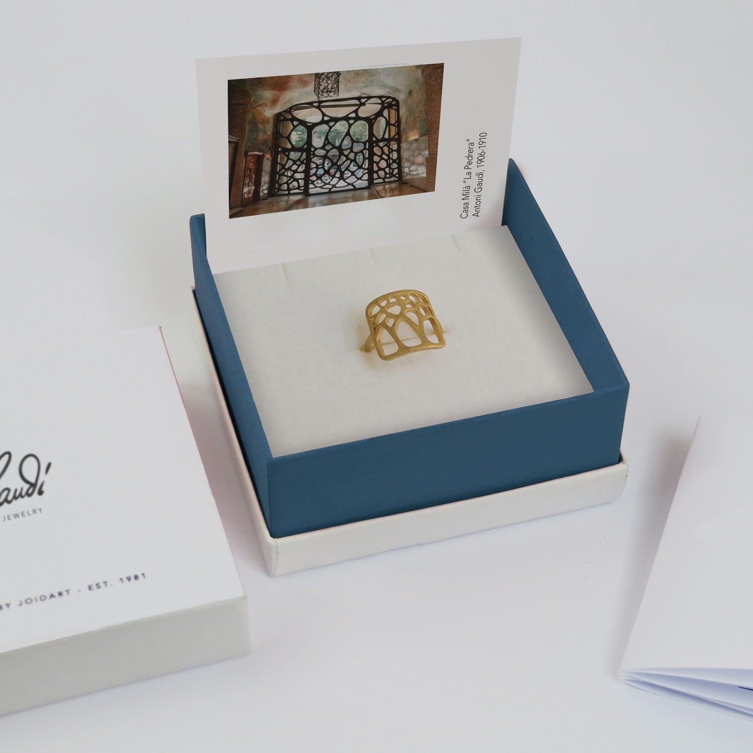 Golden Ring Gaudí Jewellery La Pedrera
