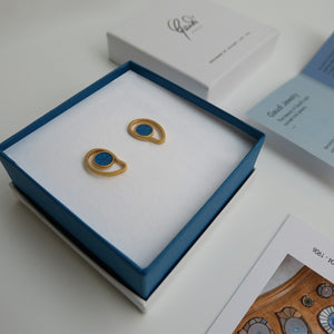 Golden Earrings Gaudí Jewellery Cibes