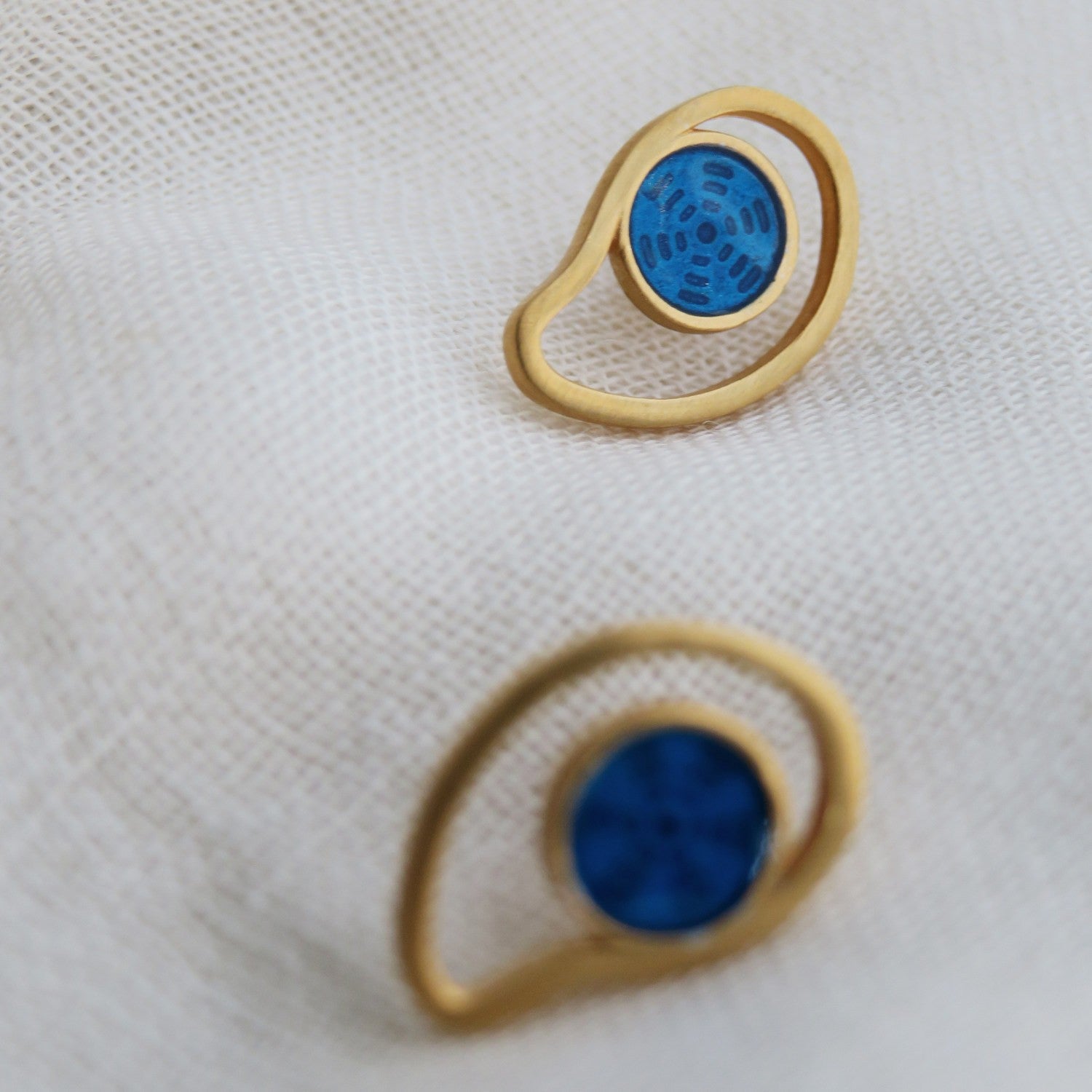 Golden Earrings Gaudí Jewellery Cibes