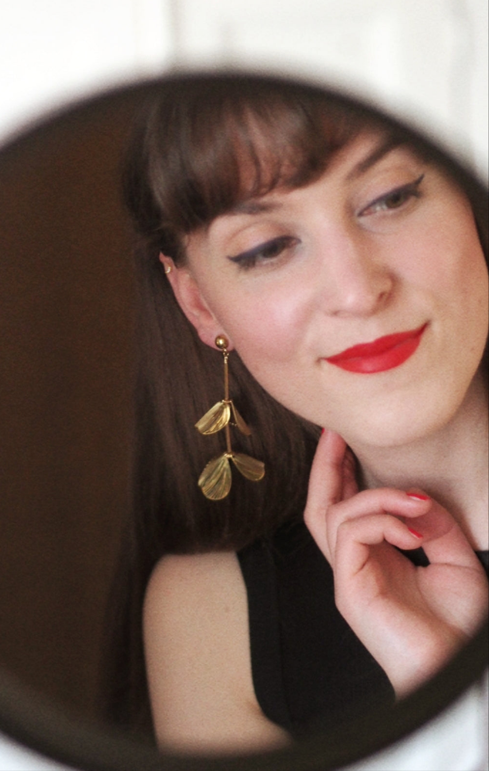 Alena Floral Earrings In Silver Colour