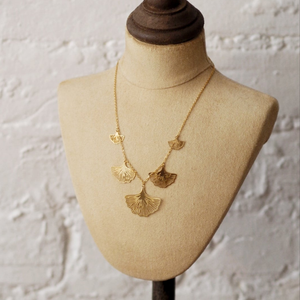 Ginkgo Leaf Necklace