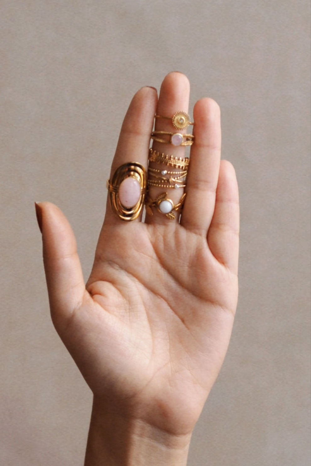 Juliette Pink Stone Ring