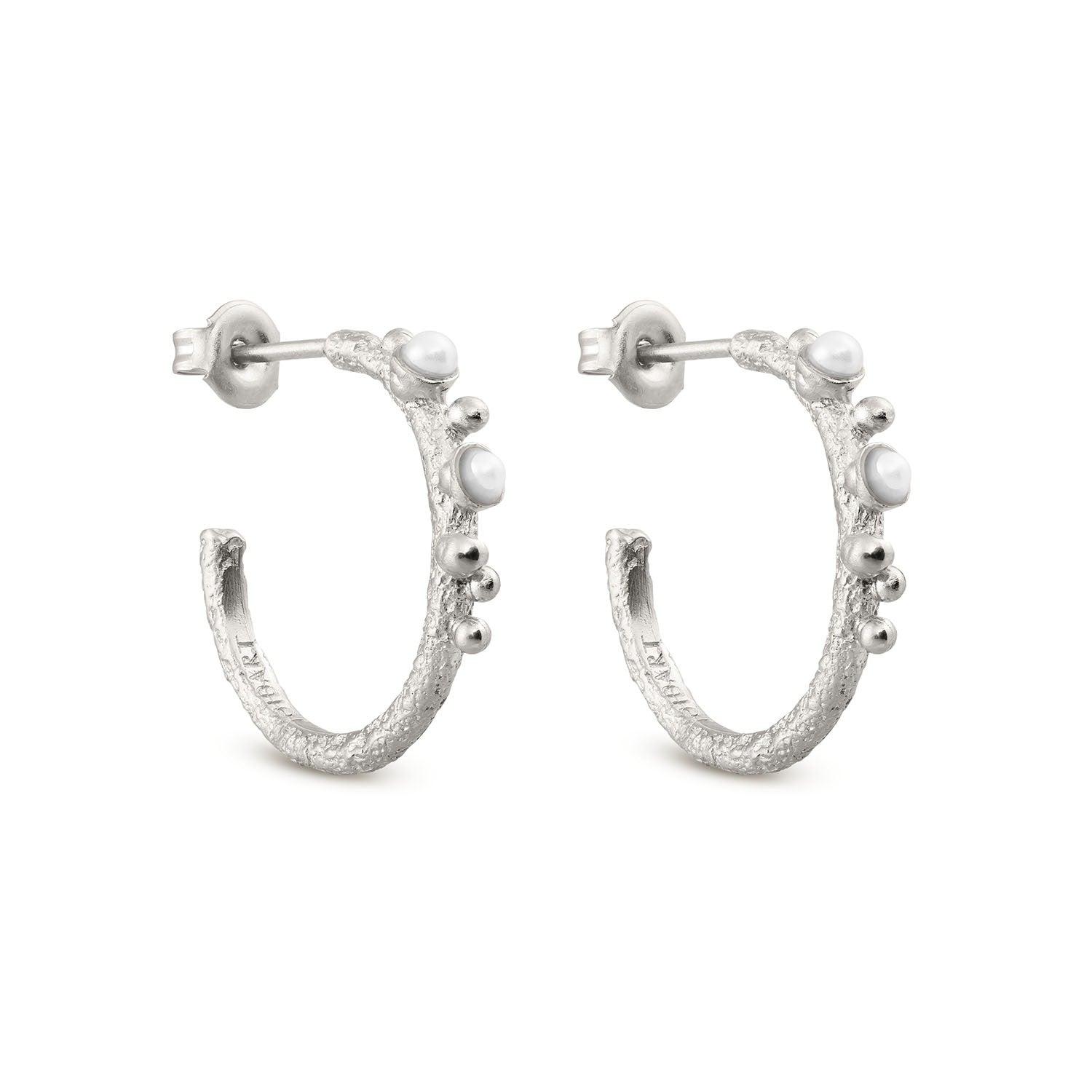 Silver Hoop Earrings Guspira