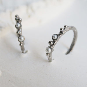 Silver Hoop Earrings Guspira
