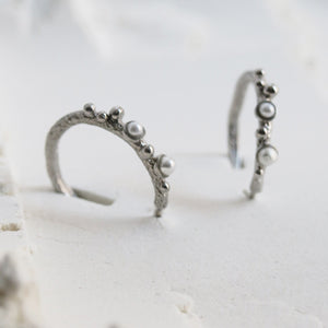 Silver Hoop Earrings Guspira