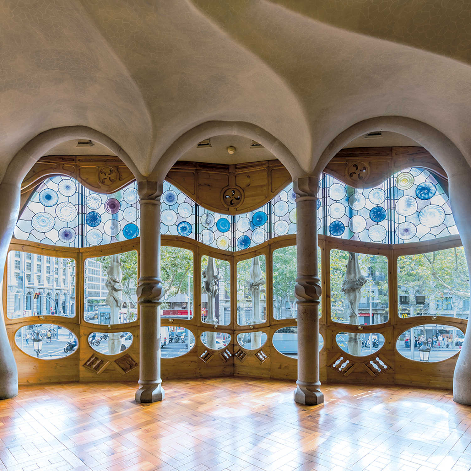 Golden Ring Gaudí Jewellery Casa Batlló Blue