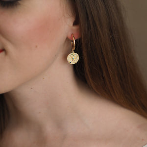 Andrea Atlas Star Hoops M Size