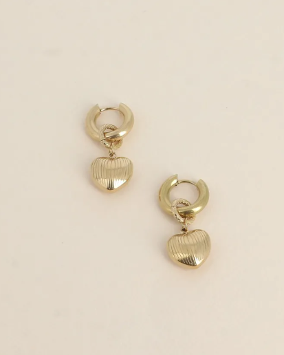 Alicia Heart Earrings