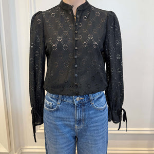Black Camille blouse