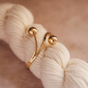 Laura Ball Bangle in Gold