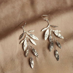Olivia Earrings in Silver (Grande)