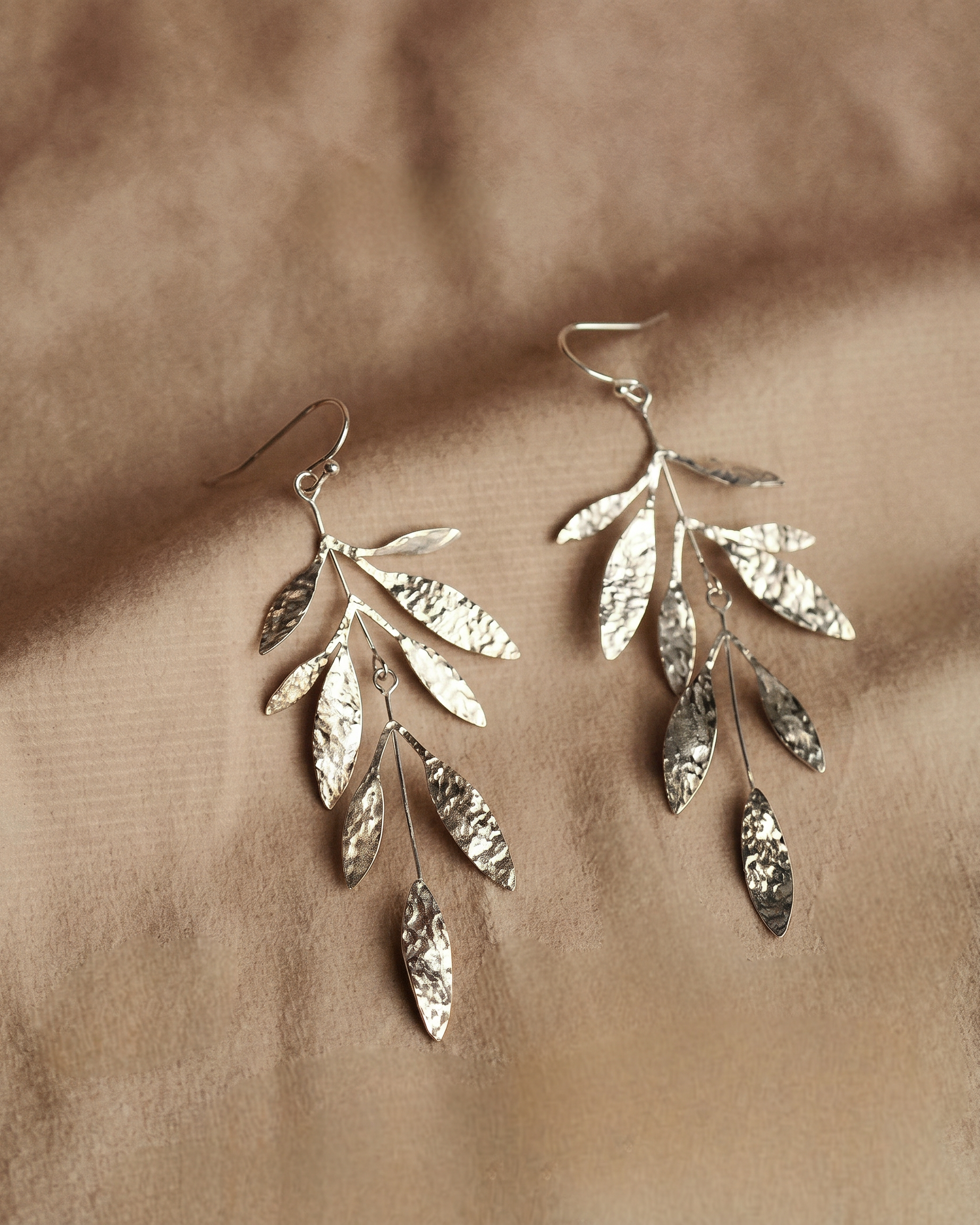 Olivia Earrings in Silver (Grande)