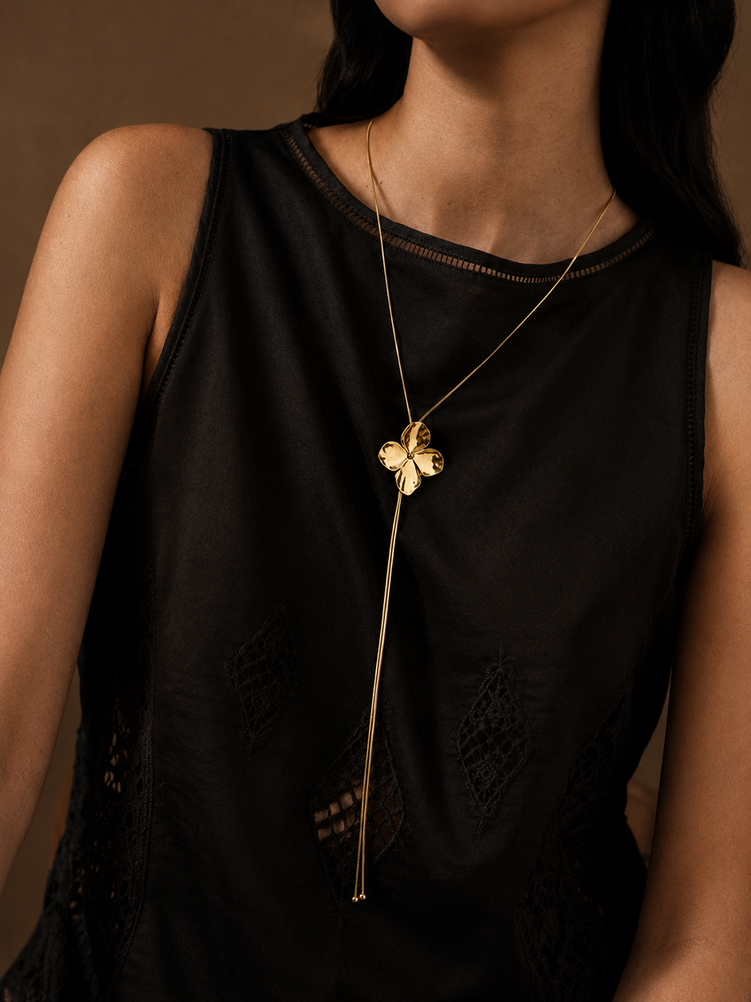 Adjustable Flower Necklace