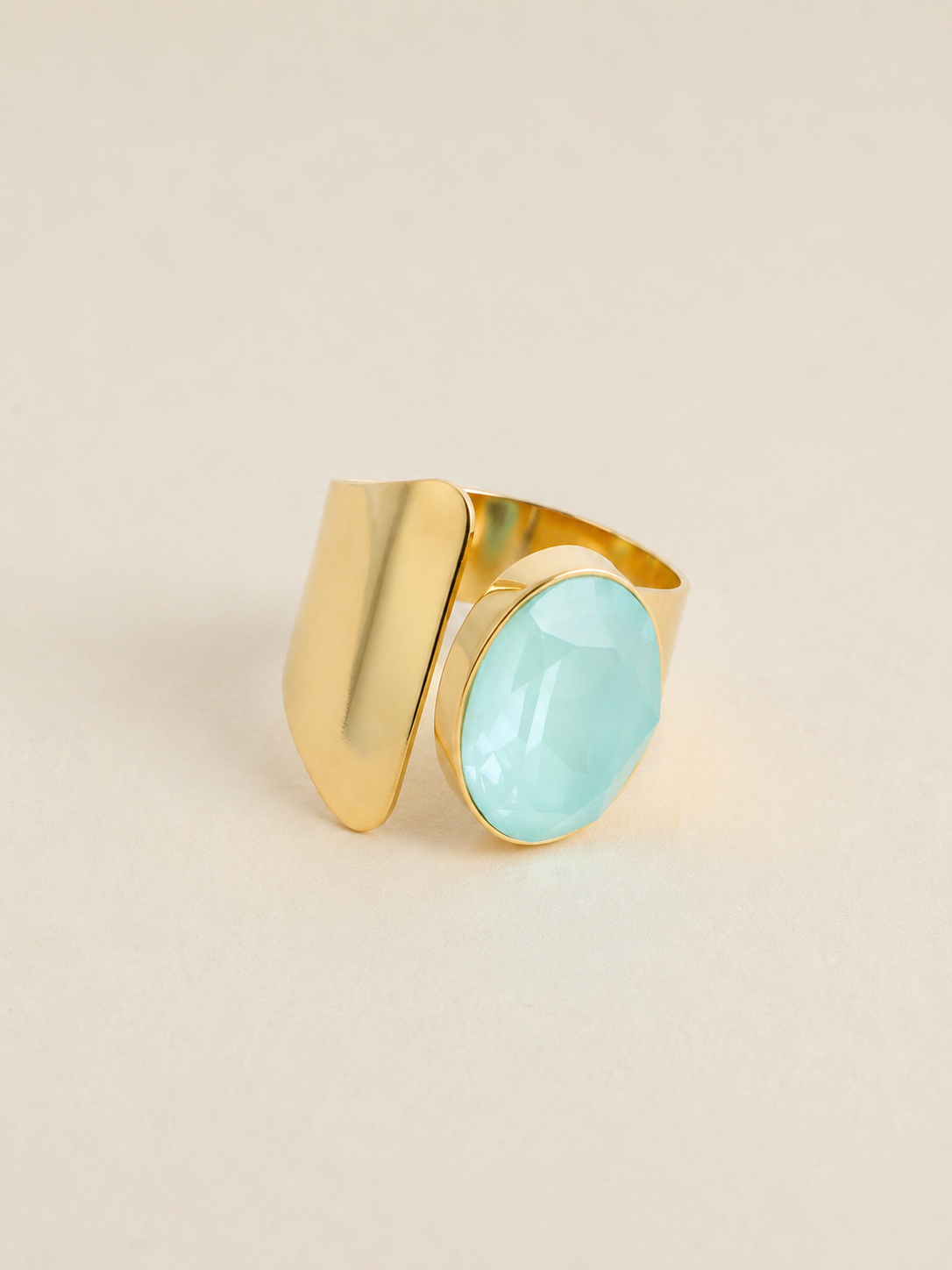 Blue Lagoon Ring / Swarovski Stone