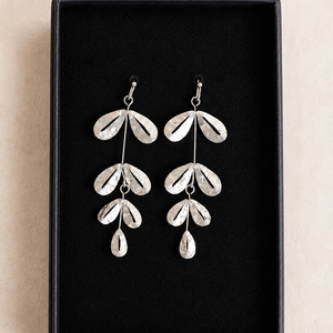 Anett Earrings in Silver